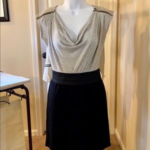 Grey and black Dress